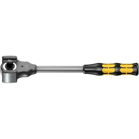 Wera 1/2" Drive 30 Geared Teeth Hammer Head Style Hand Ratchet, 13-3/8" L, Satin Finish 05003692001