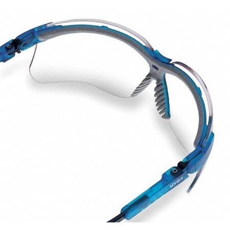 Lunettes De Protection Honeywell Optema - Monture Bleue, Verre Anti-buée Clair | Pour Meulage, Tournage, Travaux Mécaniques