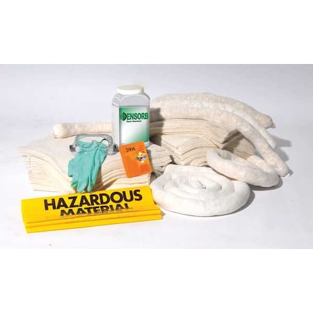 Enpac Spill Kit Refill, 41 gal Volume Absorbed per Kit, 41 gal Capacity, Refill, Brown, 86 1362-RF