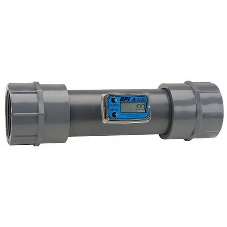 Flomec Flowmeter, Turbine, PVC, 3 In, FNPT TM300-N