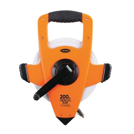 Keson 200 ft Engineer's Tape Measure, 1/2 in Blade OTRS10200H