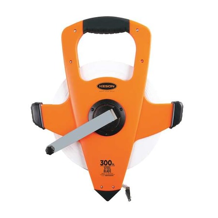 Keson 300 ft Engineer's Tape Measure, 3/8 in Blade NRS10300H