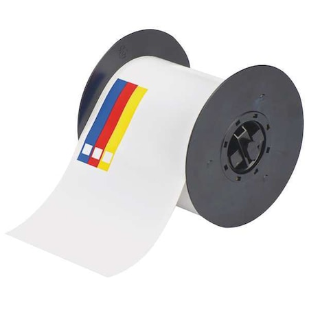 Brady Label, Red/Yellow/Blue/White, Labels/Roll: 170 B30-263-595-CB