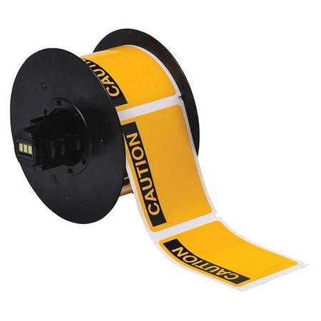 Brady Label, Black/Yellow, Labels/Roll: 300 B30-241-595-OSHACA