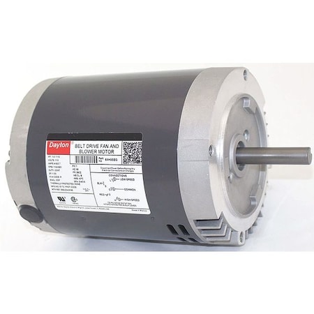 Dayton Belt Drive Mtr, SplitPh, ODP, 1/4HP, 1140rpm 6XH85