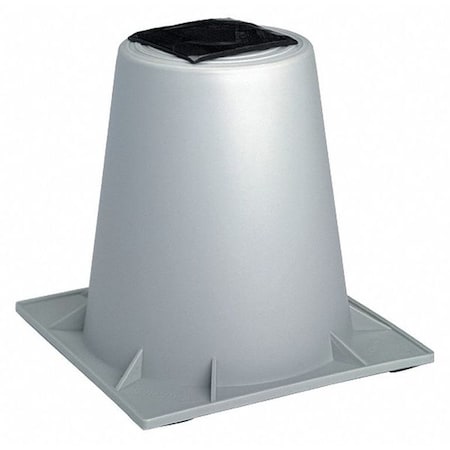 Diversitech Heat Pump Riser, 3 In., Gray HPR-3