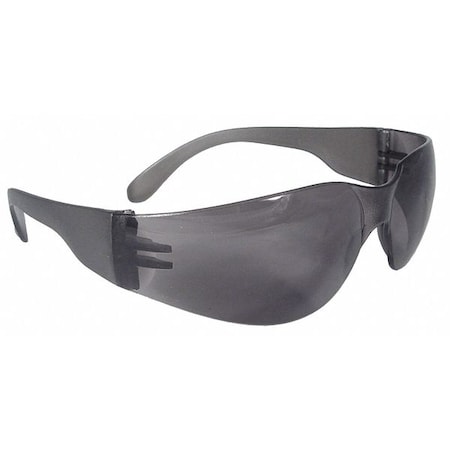 Radians Mirage, Safety Glasses, Anti-Scratch, Smoke Lens, Smoke Frame, Frameless MR0120ID
