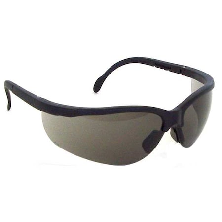 Radians Journey, Safety Glasses, Anti-Scratch, Smoke Lens, Black Frame, Half-Frame JR0120ID