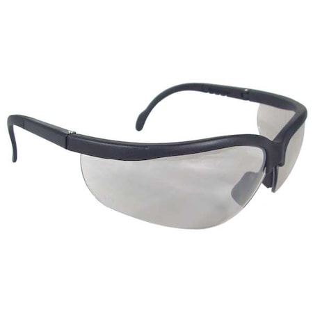 Radians Journey, Safety Glasses, Anti-Scratch, Indoor/Outdoor Lens, Black Frame, Half-Frame JR0190ID