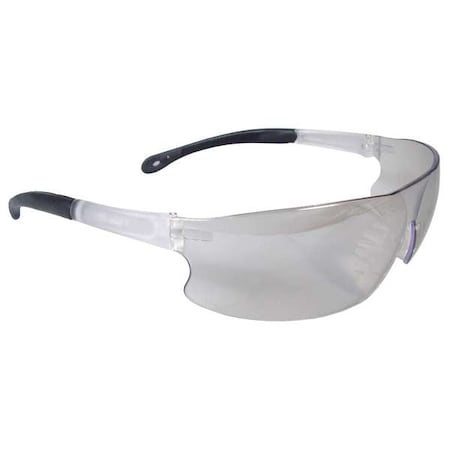 Radians Rad-Sequel, Safety Glasses, Anti-Scratch, Indoor/Outdoor Lens, Black/Clear Frame, Frameless RS1-90