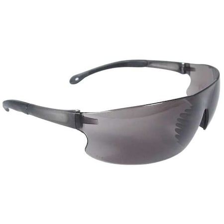 Radians Rad-Sequel, Safety Glasses, Anti-Fog & Anti-Scratch, Smoke Lens, Smoke Frame, Frameless RS1-21
