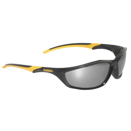 Dewalt Safety Glasses, Wraparound Silver Mirror Polycarbonate Lens, Scratch-Resistant DPG96-6D