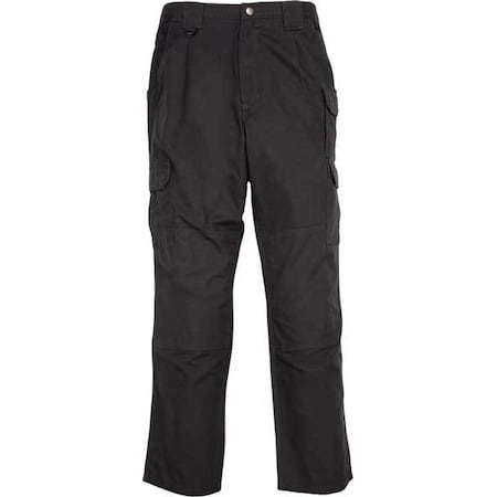 5.11 Men's Tactical Pants, 50 in, Black, 100% Cotton Canvas 74251