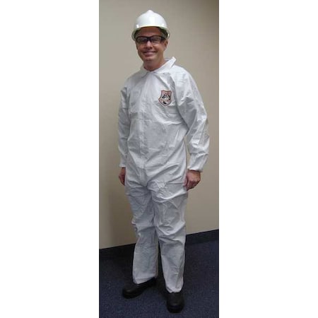 International Enviroguard Disposable Coveralls, 4Xl, White, Microguard MP(R), zipper 8012-4XL