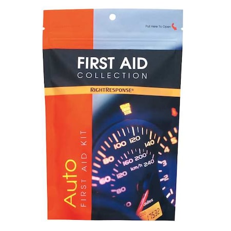 First Aid Only First Aid Kit and Housing, Plastic Bag, 35 Components, 5 People Served 10098