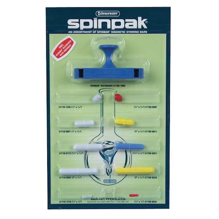 Sp Scienceware SPINPAK, ASSORTMENT W/RESTRAINER F37158-0010