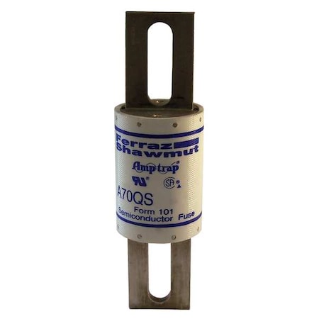 Mersen Semiconductor Fuse, 600A, Fast-Acting, 700V AC, Bolt-On A70QS600-4K