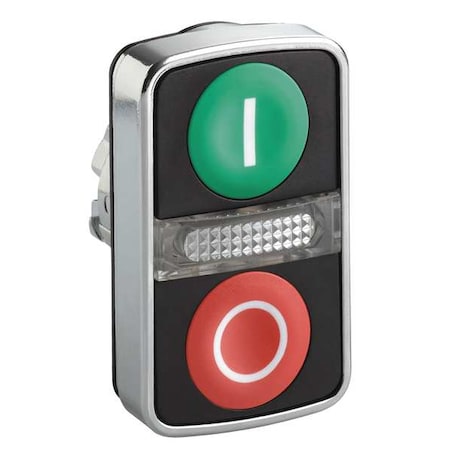 Schneider Electric Illuminated Multi-Head Operator, 22 mm, Rectangular ZB4BW7A3741