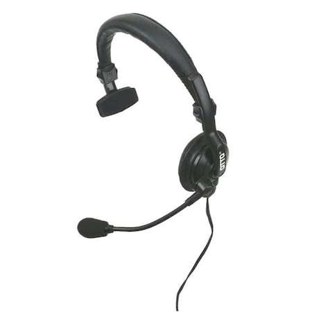 Otto Headset, Over the Head, On Ear, Black, PTT V4-10479
