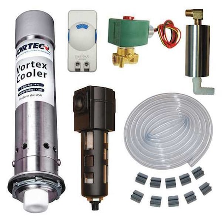 Vortec Vortex Enclosure Cooler, 900 BtuH, 4X NEMA 747SS