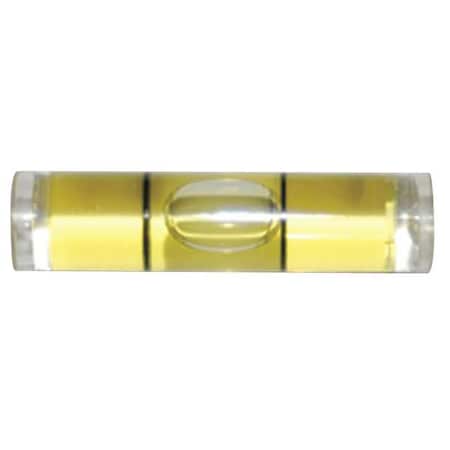 Johnson Level & Tool Level Vial, Acrylic, 1.246 In L, PK25 SM904
