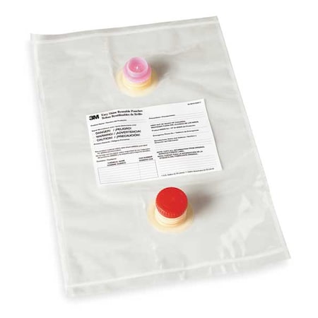 3M Reusable Pouches, 1 Gal, For 6XU16, PK5 55440