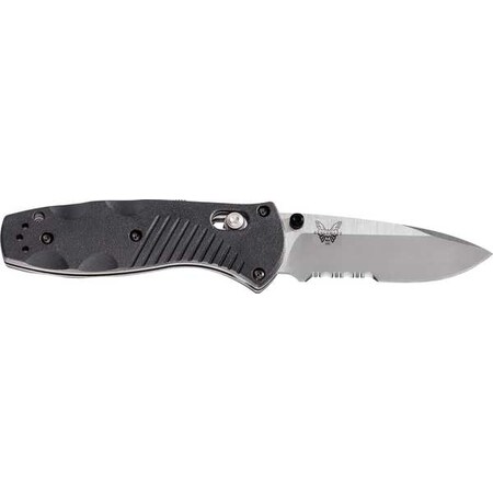 Benchmade Folding Knife, Drop Point, 2-15/16In L, Blk 585S