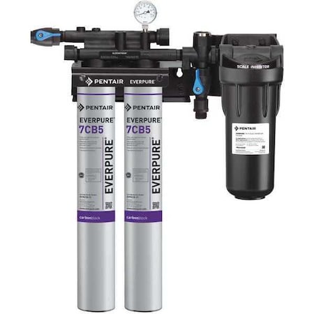 Everpure Steamer Filter System, 3/4 In NPT, 5 gpm EV979722-75