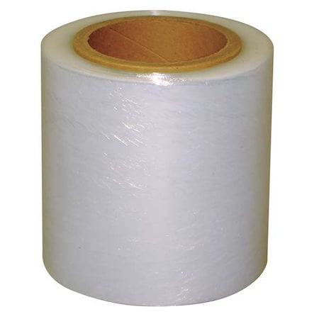 Zoro Select Stretch Wrap, 5" W x 1000 ft. L, 80 ga, Cast Style, Clear, Standard Duty 15C017