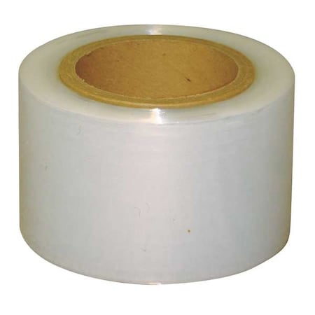 Zoro Select Stretch Wrap, 3" W x 700 ft. L, 120 ga, Cast Style, Clear, Heavy Duty 15C020
