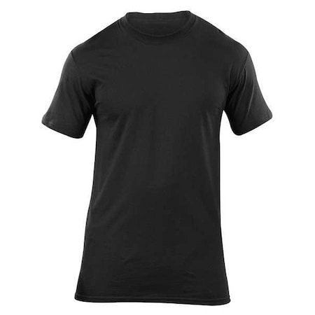 5.11 Tactical Shirt, 100% Cotton, Black, 2XL, 3 PK 40016