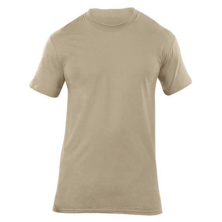 5.11 Military Shirt, 100% Cotton, Tan, S, 3 PK 40016