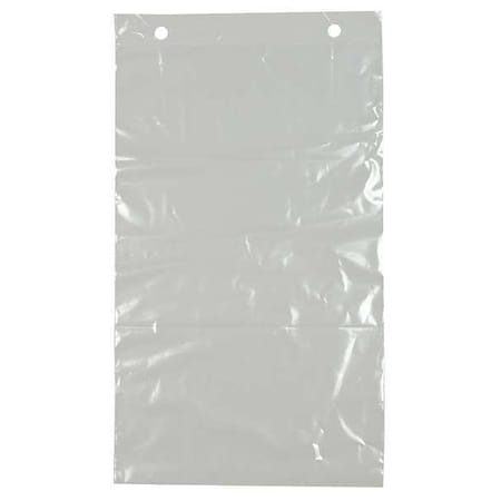 Zoro Select Open Poly Bags, 20" x 12", 2 mil, Clear, None, 1000 PK 6XZT8