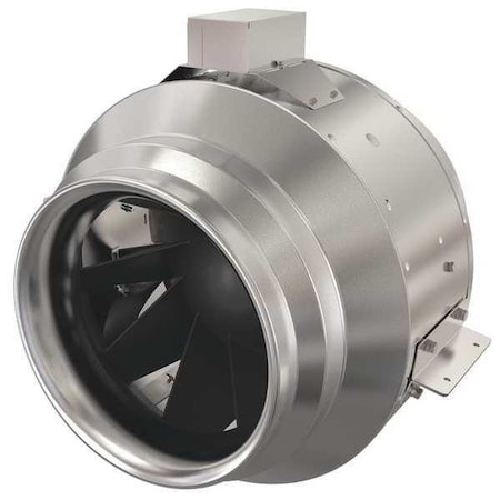 FANTECH Inline Centrifugal Duct Fan, 16 In. Dia. FKD16