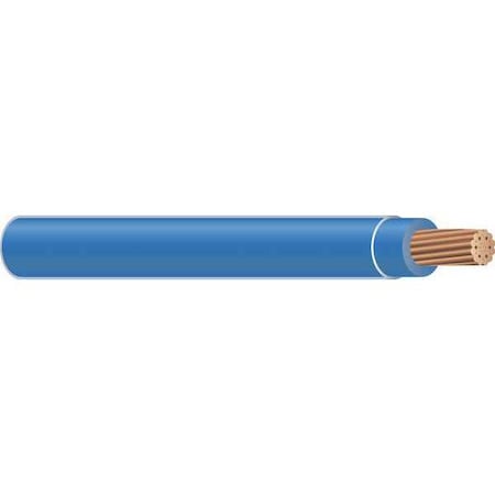 SOUTHWIRE Building Wire, THHN, 4 AWG, 500 ft, Blue, Nylon Jacket, PVC Insulation 20563301