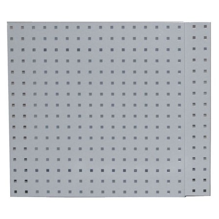 Zoro Select Square Hole Pegboard, Pk2 6YB78