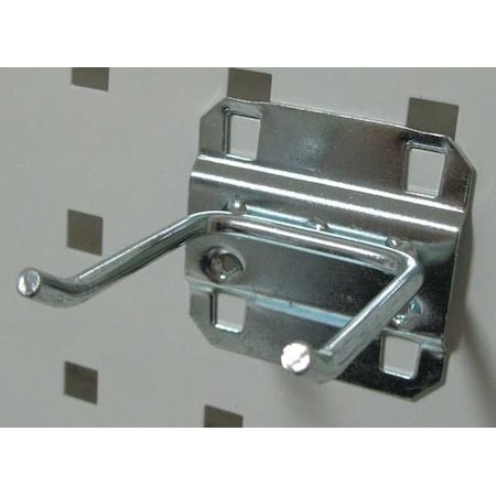 Zoro Select DOUBLE ROD PEGBOARD HOOK, PK5 6YB95