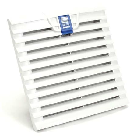 Rittal Axial Fan, Square, 230V AC, 1 Phase, PBT Plastic, 8 in W. 3239100