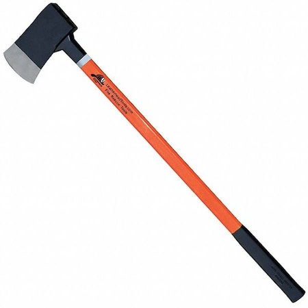 Leatherhead Tools Flat Axe, 36" Orange Fiberglass Handle, 6 lb. Head FAO-6