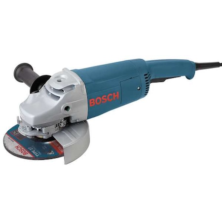 BOSCH Angle Grinder, 7", 15 A, 6500 RPM, 120VAC 1772-6