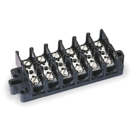 Zoro Select Terminal Strip, 60A, 6 Pole, 600VAC 6YH91 | Zoro
