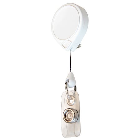 Key-Bak White MiniBak ID, Standard Clip 0056-005