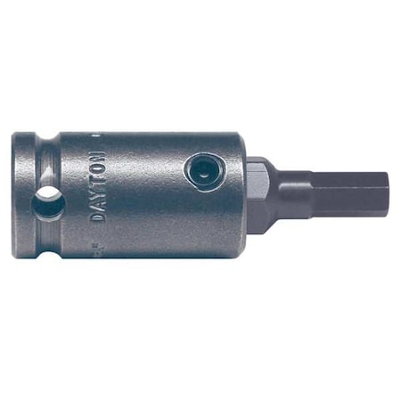 Apex Tool Group 3/8 in Drive Hex Socket Bit SAE 1/2 in Tip, 2 1/4 in L SZ-17