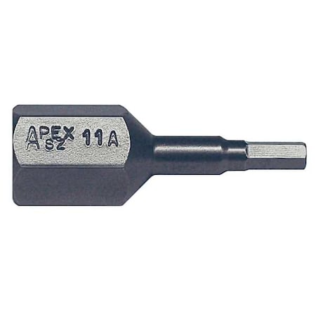 Apex Tool Group Torsion Bit, SAE, 7/16", Hex, 5/32", 7/8" SZ-11-A