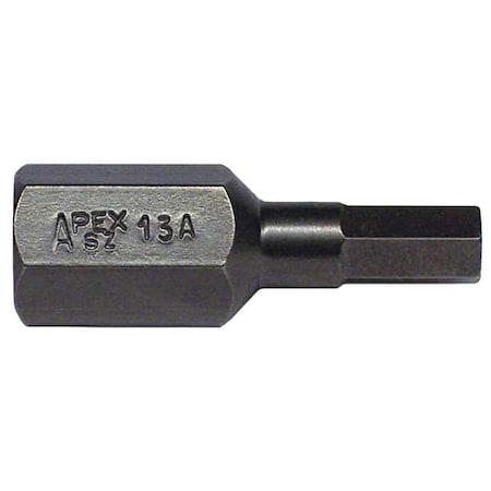 Apex Tool Group Torsion Bit, SAE, 7/16", Hex, 7/32", 7/8" SZ-13-A