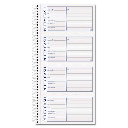 Tops Petty Cash Receipt Book, 2-3/4 x 11 TOP4109