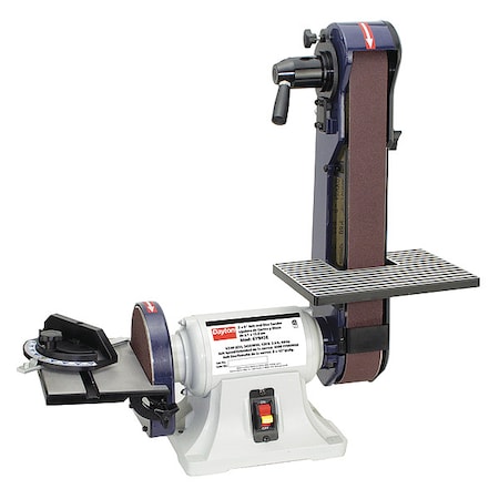 Dayton 6y945 253 86 Belt Disc Sander 1 3 Hp 120v Zoro 