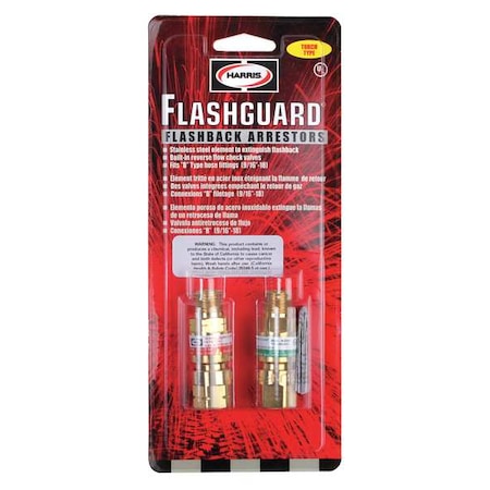 Harris Flashback Arrestor, Torch, Oxy/Fuel 88-5 FBT R&L