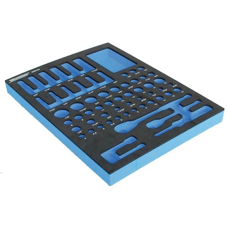 Westward Foam Insert, EVA, Black/Blue, For 4PM11 6ZGU6