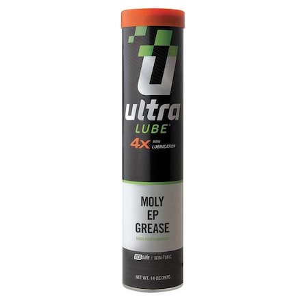 Ultralube 14 oz Moly EP Grease Cartridge Gray 10314